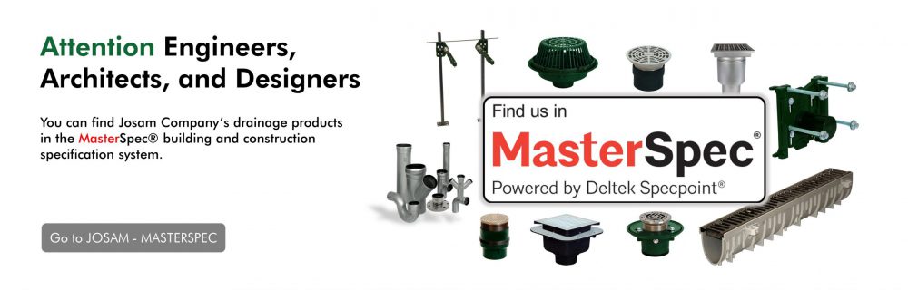 Find Josam Company Drainage Products in MasterSpec