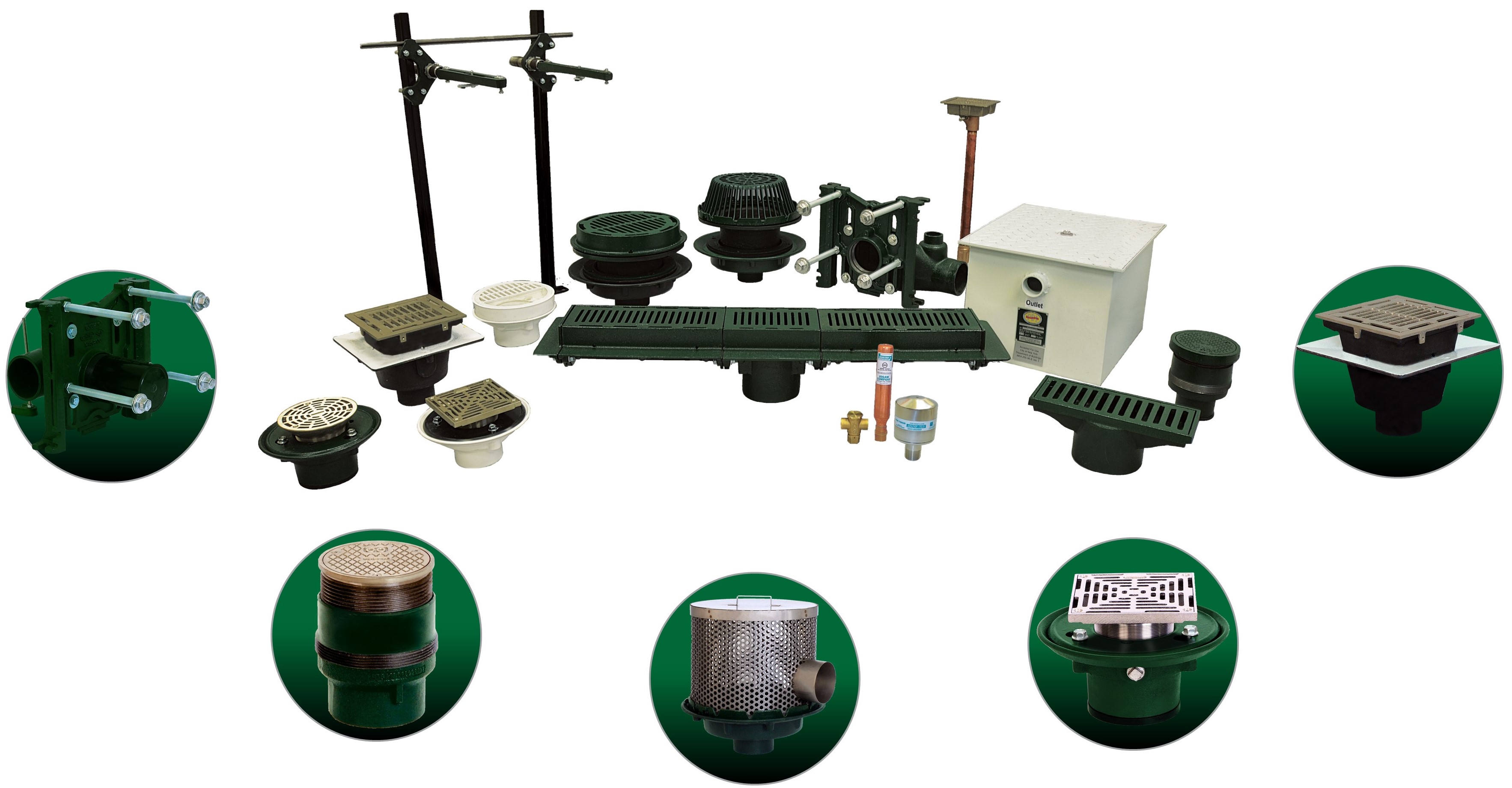 Josam complete line of quality cast iron and PVC specification drainage