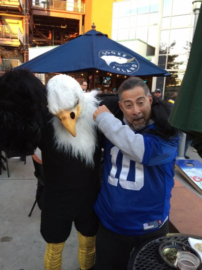 Josam customer Ronnie Perez at Eagles vs Giants Game