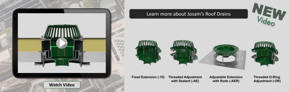 Josam Roof Drain Installation Video